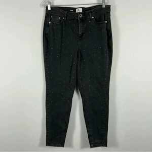 ❤️ NWOT D/C Jeans embellished bling ankle plus size 14